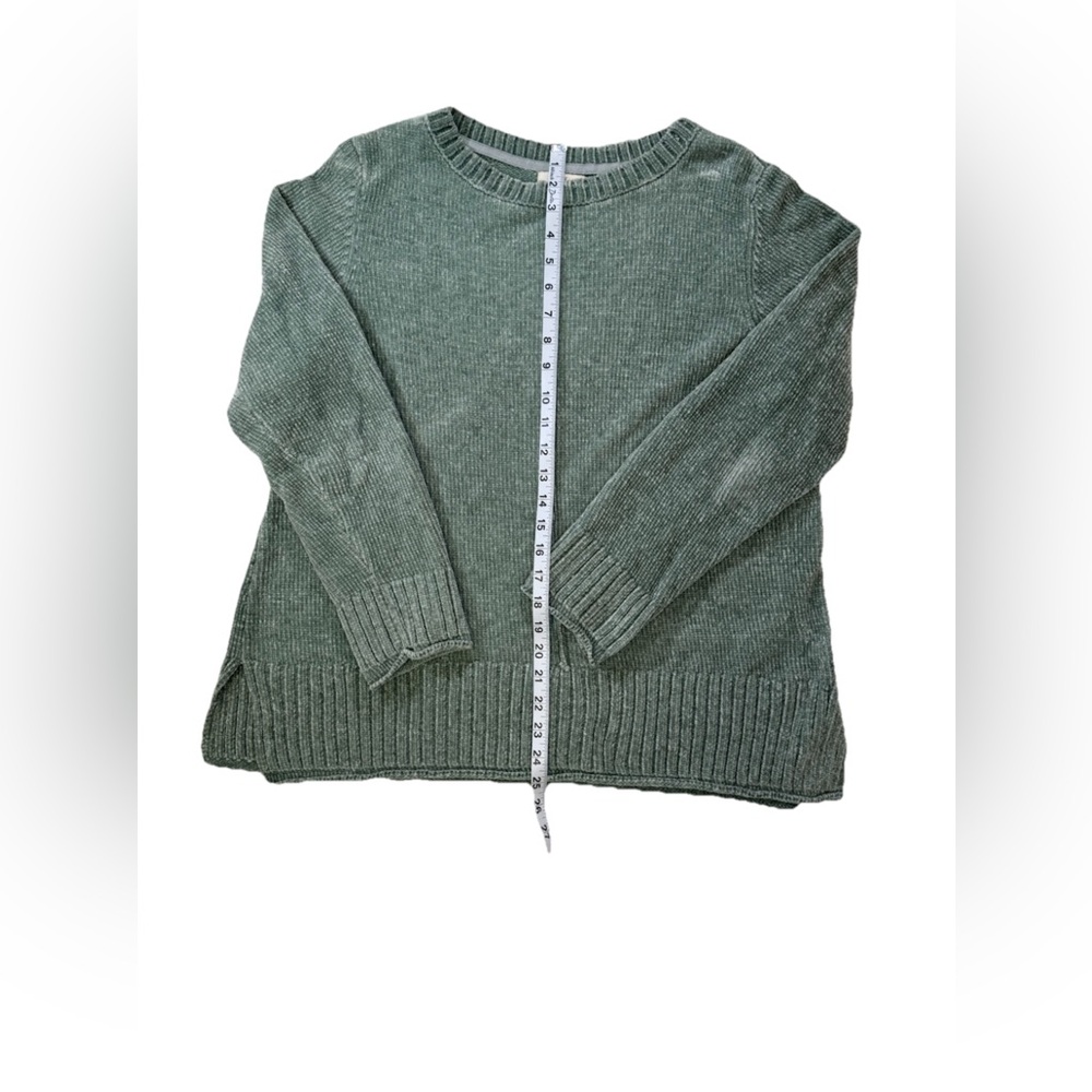 Style & Co. Sage‎ Green Crew Neck Sweater - Picture 2 of 6